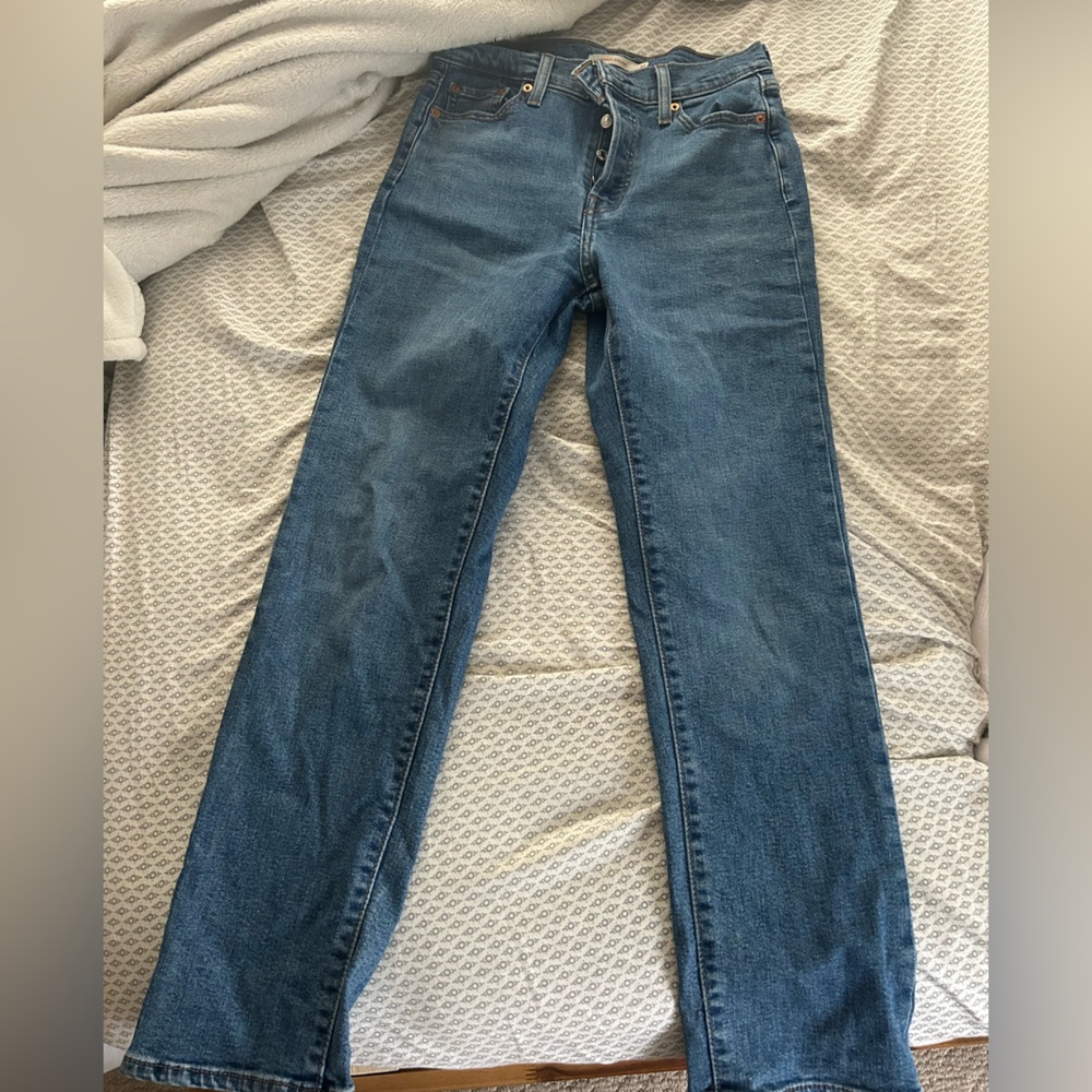 Levi's Blue Straight Leg Women's Jeans